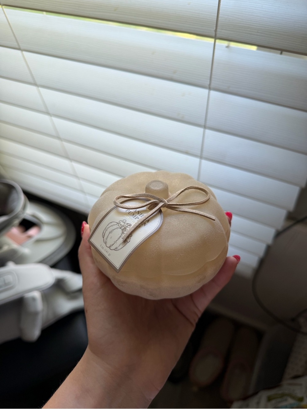 Vanilla pumpkin candle